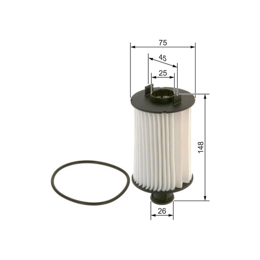 Bosch Cv Oil Filter P7269 Fits Land Rover Range Rover Sport Scv8 - 5.0 - 17- F02 Bosch  - Town Parts