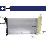 Mahle Engine Radiator CR 468 000S