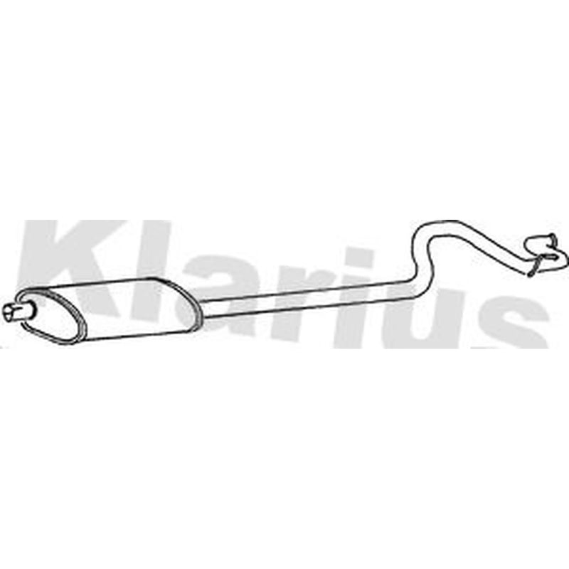 Klarius Box With Tail Pipe Rear FE542L