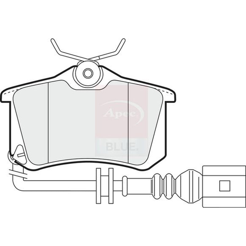 Apec Rear Brake Pad Set PD3007