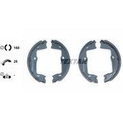 Textar 4 x Parking Brake Shoe Set 91018400