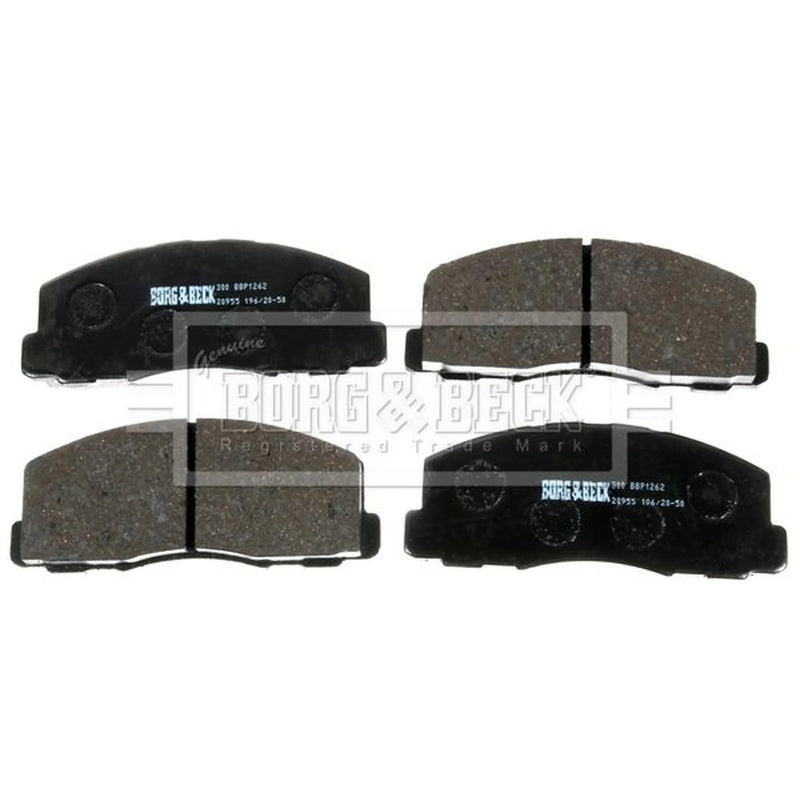 Borg & Beck 4 x Front Brake Pad Set BBP1262