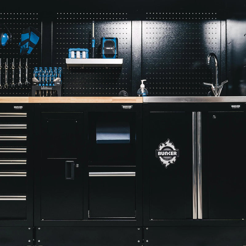 Draper BUNKER Modular Back Panel 602mm Tool Storage Pegboard