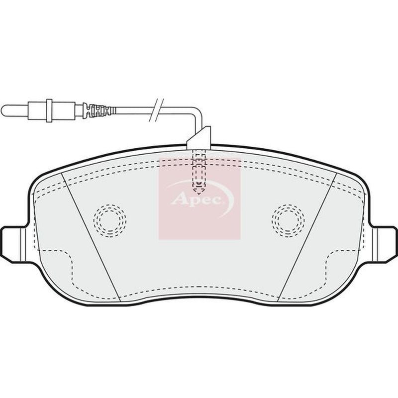 Apec Front Brake Pad Set PAD1224