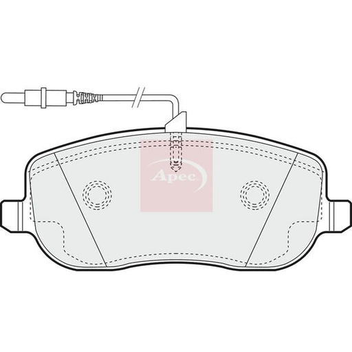Apec Front Brake Pad Set PAD1224