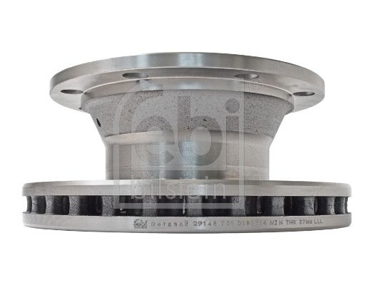 Febi 2 x Brake Disc Set Internally Vented Rear