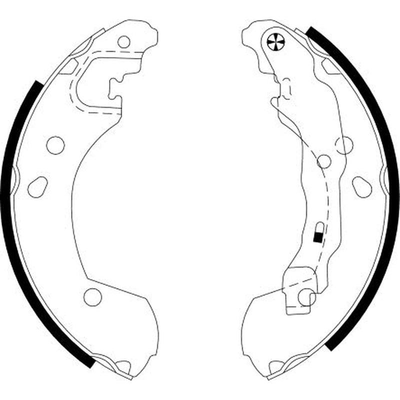 Textar Brake Shoe Set Axle Kit 91062600