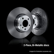 Apec 2 x Two-Piece Rear Brake Disc Brake Discs DSK3352B