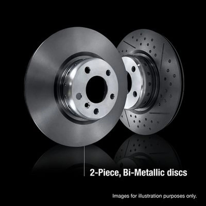 Apec 2 x Vented Front Brake Discs DSK3539B