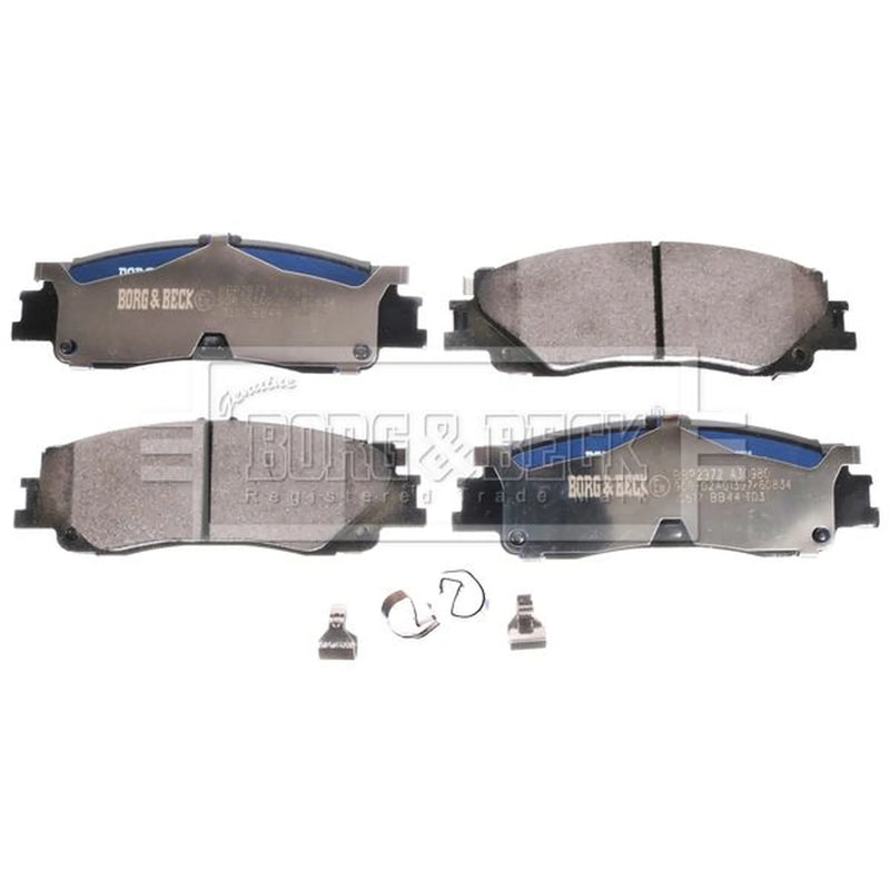 Borg & Beck 4 x Brake Pad Set BBP2972