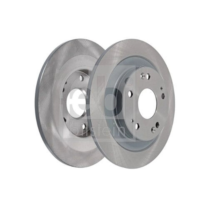 Febi 2 x Solid Rear Brake Discs 108479
