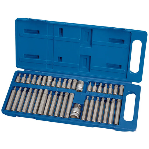Draper Hex & Spline Mechanics Bit Set 40 Piece 3/8 & 1/2" Sq. Dr.