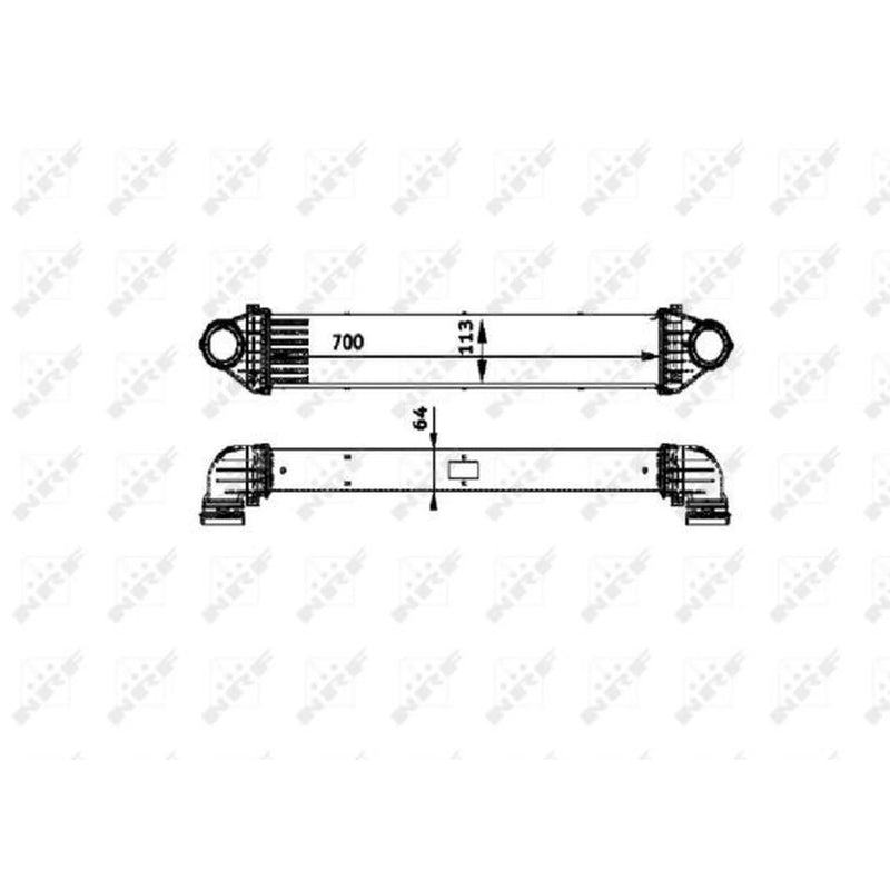 NRF Intercooler (Charge Air Cooler) 30900