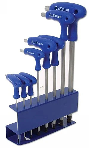 Laser Tools T-Handle Hex Key Set 8pc - PL