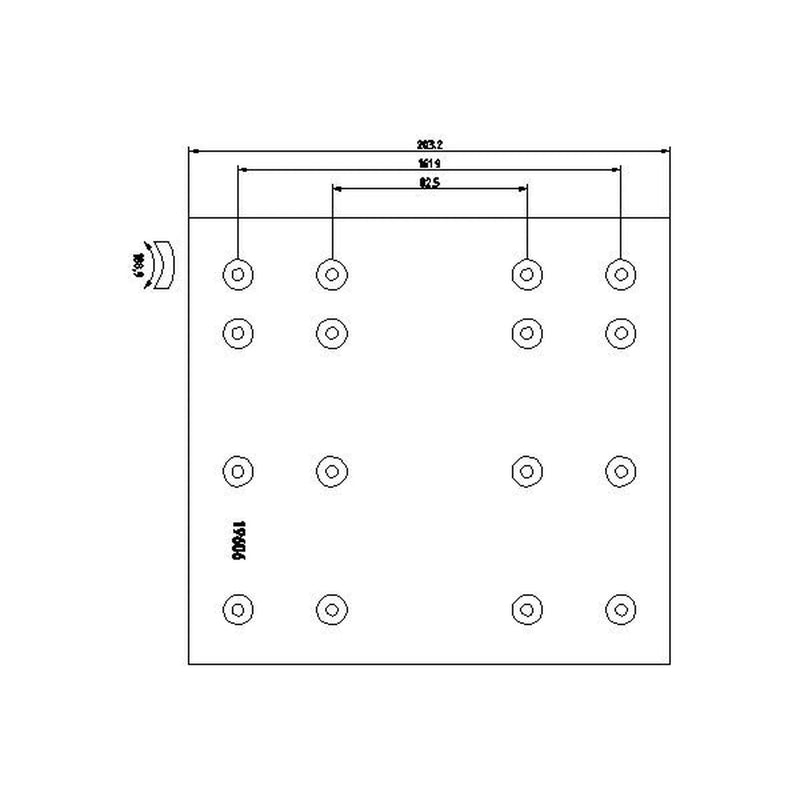 DON Don Cv Brake Lining Set FT671A7329