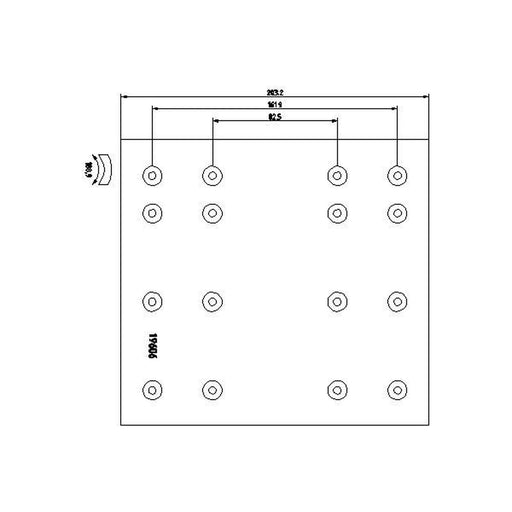 DON Don Cv Brake Lining Set FT671S7329