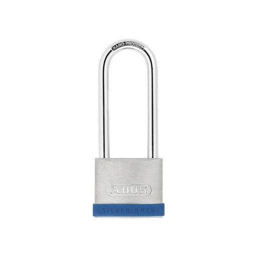 ABUS Mechanical 50mm Silver Rock™ 5 Padlock Long Shackle 80mm - 10080887-01