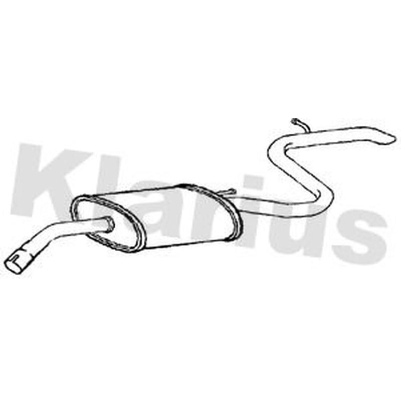 Klarius Box With Tail Pipe HY383D