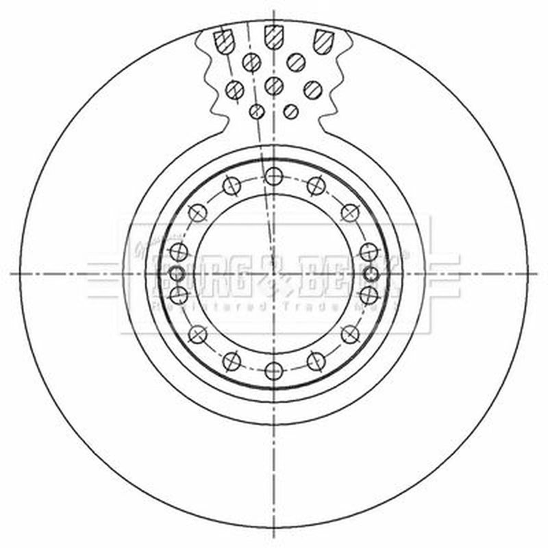 Borg & Beck Front Brake Discs BBD32671