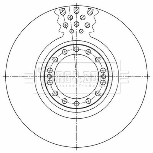 Borg & Beck Front Brake Discs BBD32671