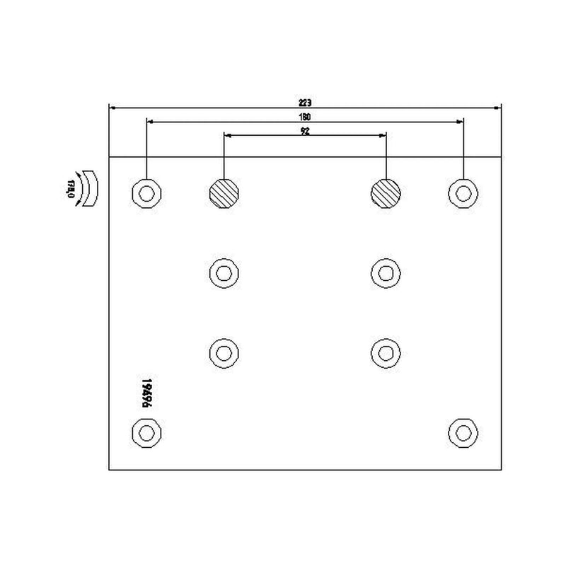 DON Don Cv Brake Lining Set MP362S7115