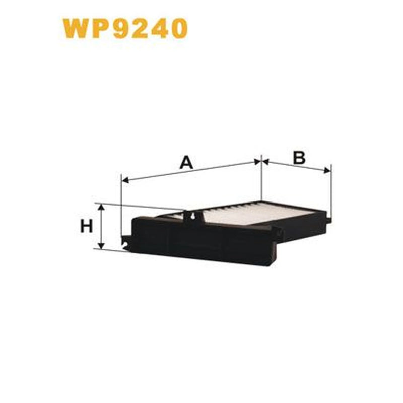 WIX Cabin Air Filter (Pollen Filter) WP9240