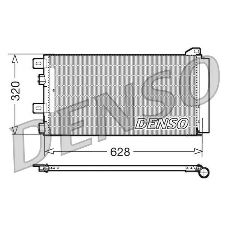 Denso Air Conditioning Condenser DCN05101