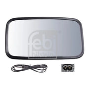Febi Driver Cab Exterior Mirror Wide 26mm Thick 101037