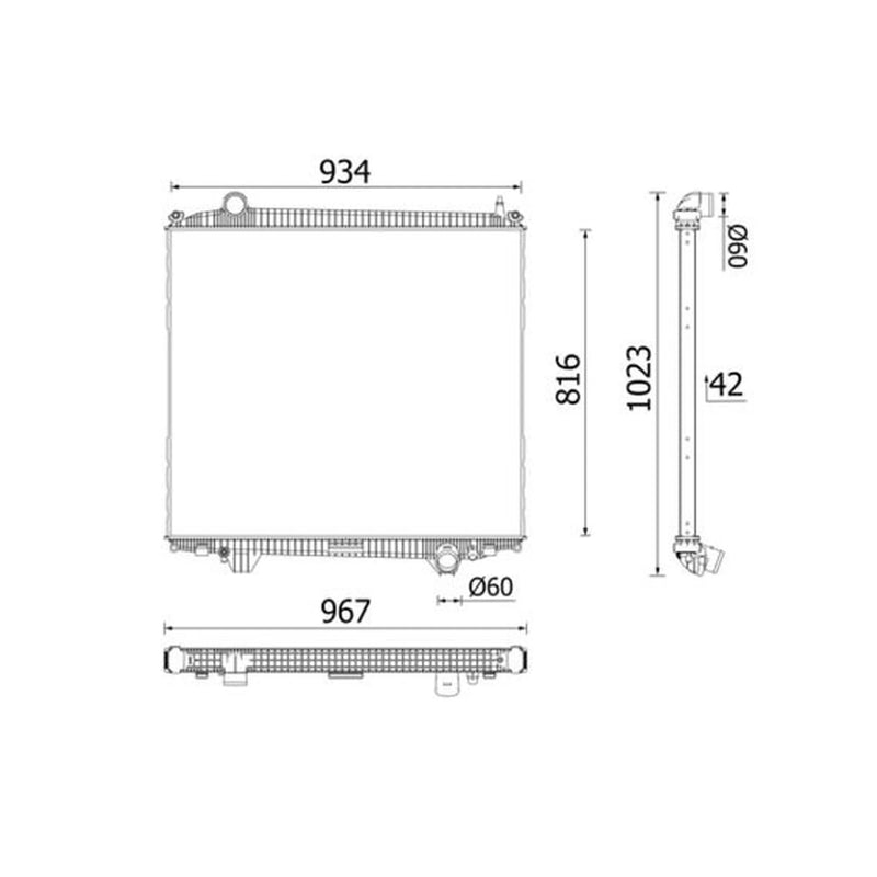Mahle Engine Radiator CR 2723 000P