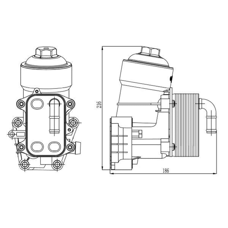 NRF Oil Filter Housing 31838