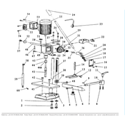 Draper Guide Column for Power Tools YBM13C-07