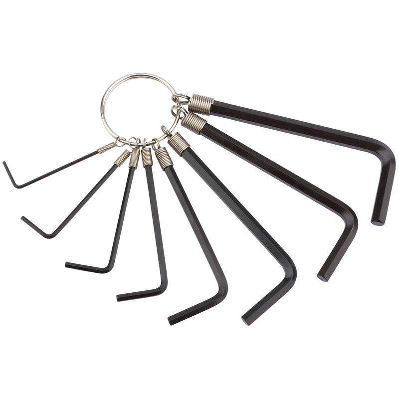 Draper Hexagon Key Set 8 Piece Chrome Vanadium Steel