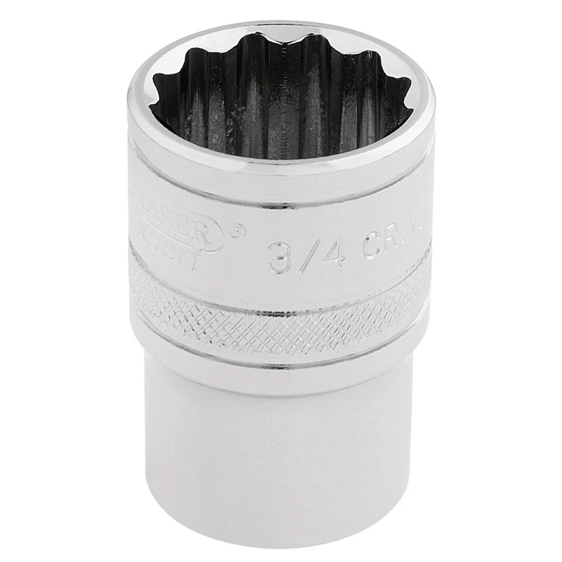 Draper Expert HI-TORQ® 12 Point Socket, Sq. Dr., 3/4"
