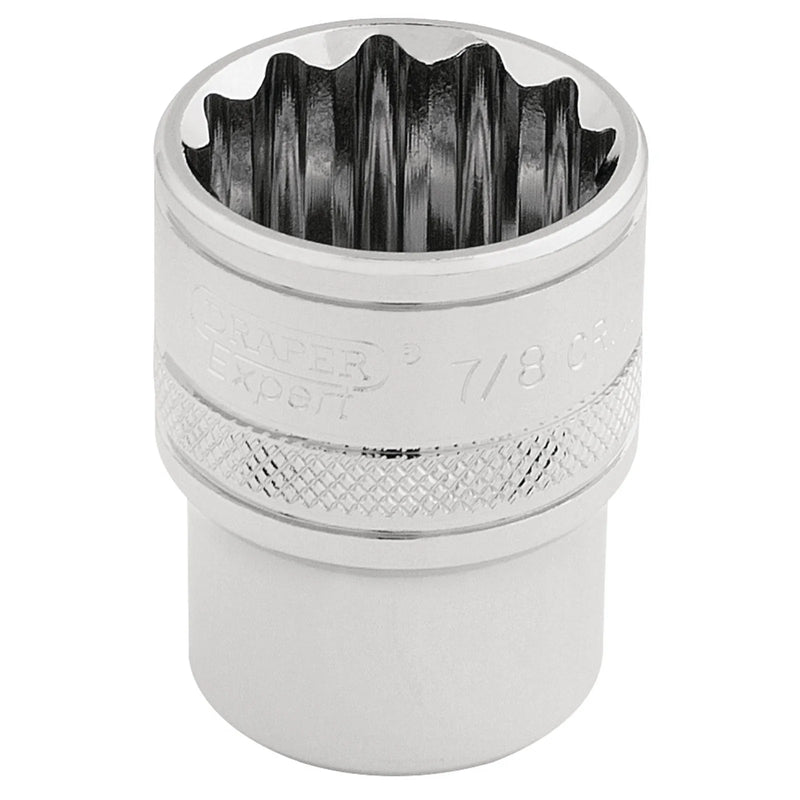 Draper Expert HI-TORQ® 12 Point Socket, Sq. Dr., Chrome Vanadium