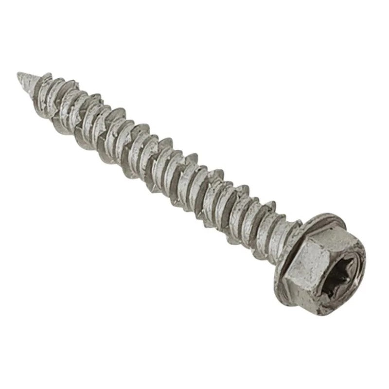 ForgeFix TechFast Masonry Screw TORX® Compatible Hex 6.3 x (Box 100) 32-82mm