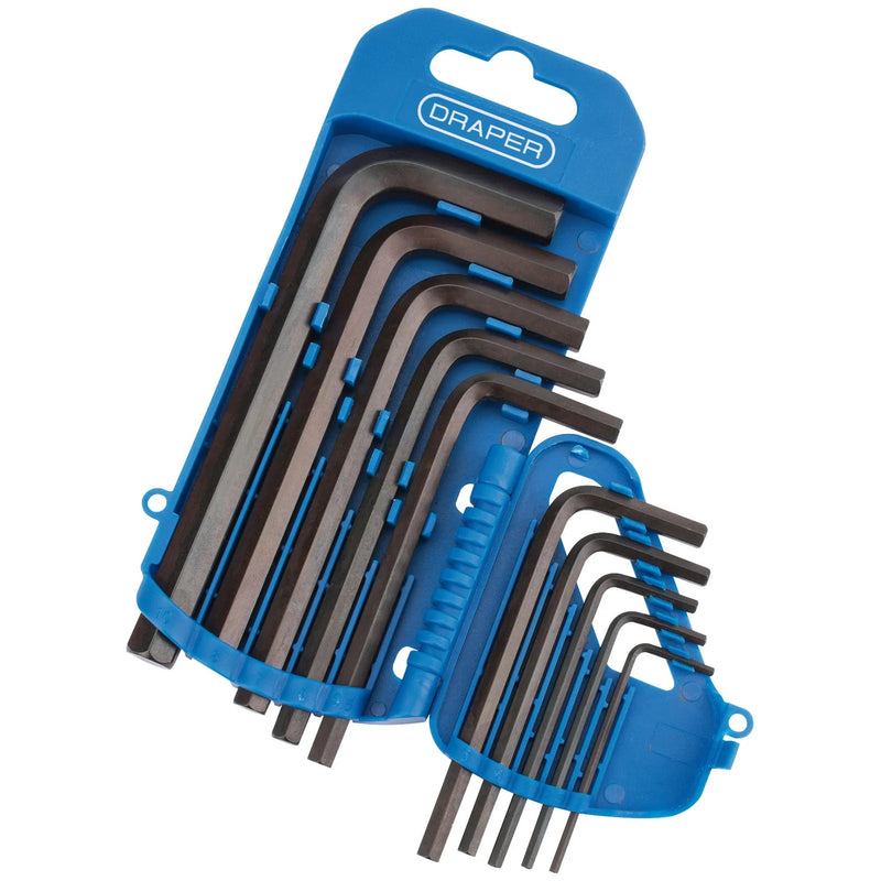 Draper Hexagon Key Set 10 Piece Chrome Vanadium Steel