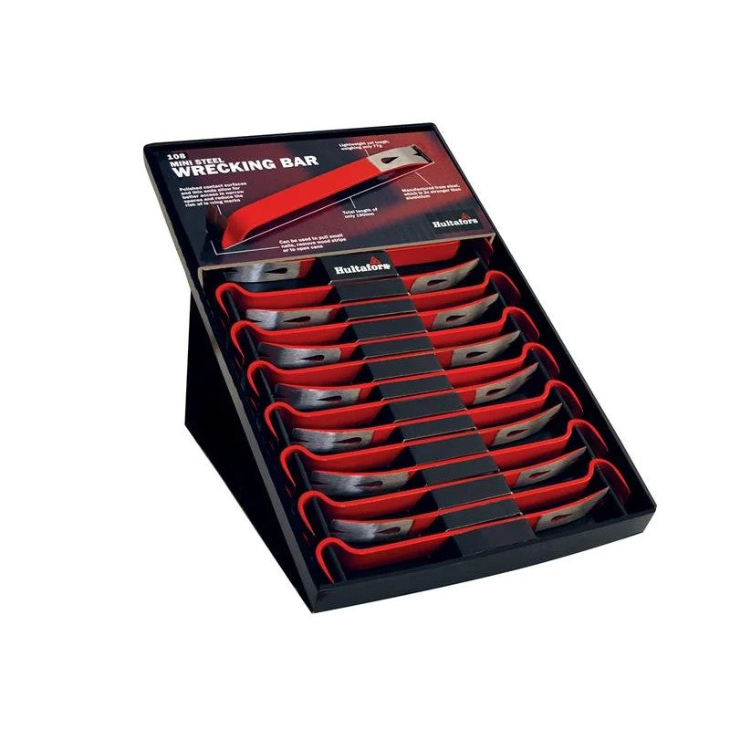 Hultafors 108 Mini Wrecking Bar Display 20 Piece - 827026
