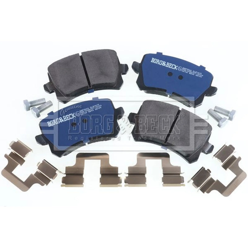 Borg & Beck 4 x Rear Brake Pad Set BBP2044