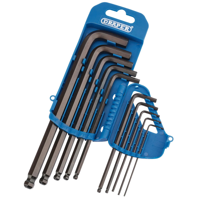 Draper Hex Key Set 10 Piece Ball End & Conventional Ends