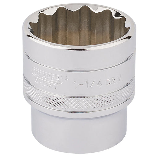 Draper Expert 12 Point Socket 1/2" Sq. Dr. 1 1/4"