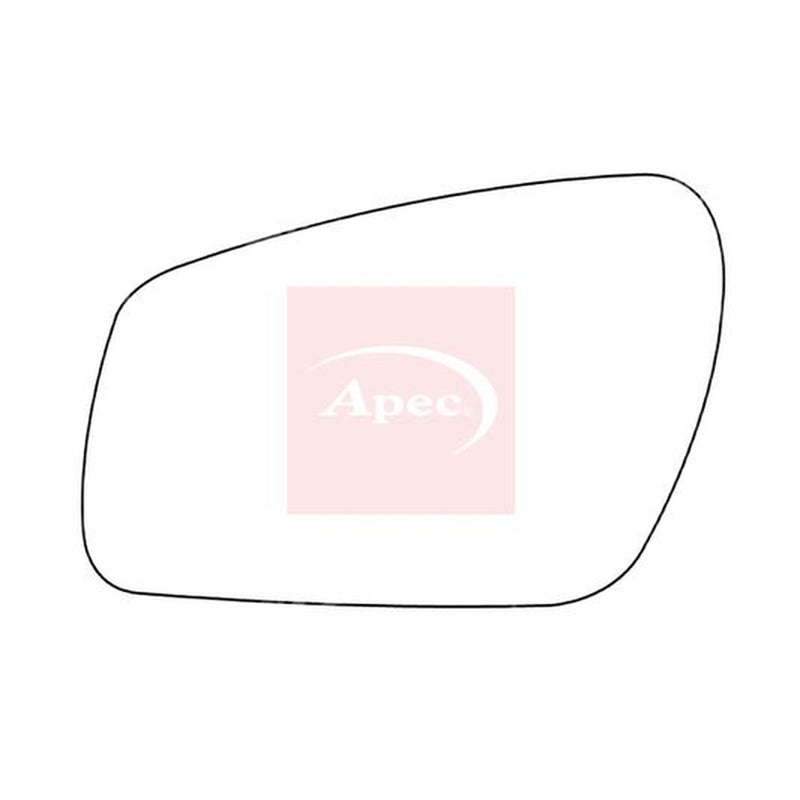 Apec Exterior Wing Mirror Glass Left AMS2123