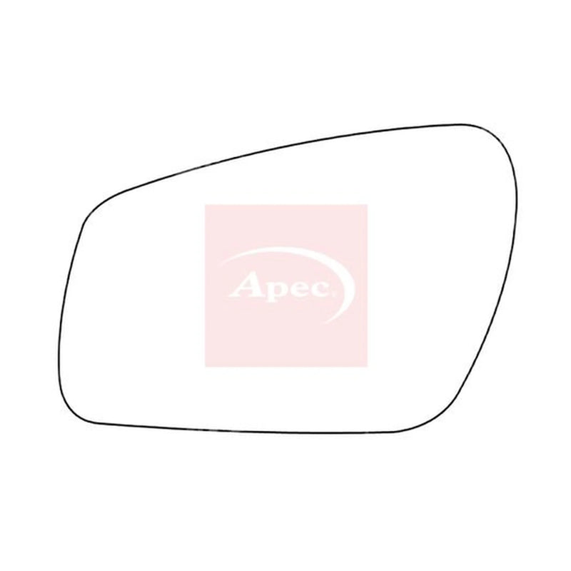 Apec Exterior Wing Mirror Glass Left AMS2123