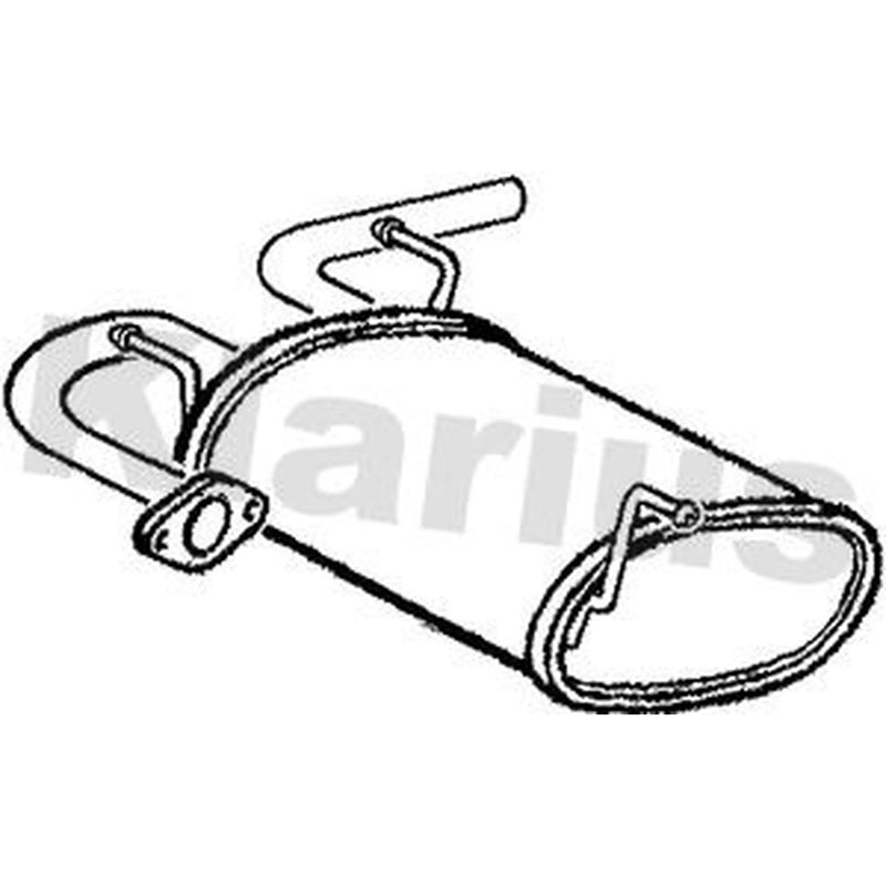 Klarius Box With Tail Pipe Rear DN565C