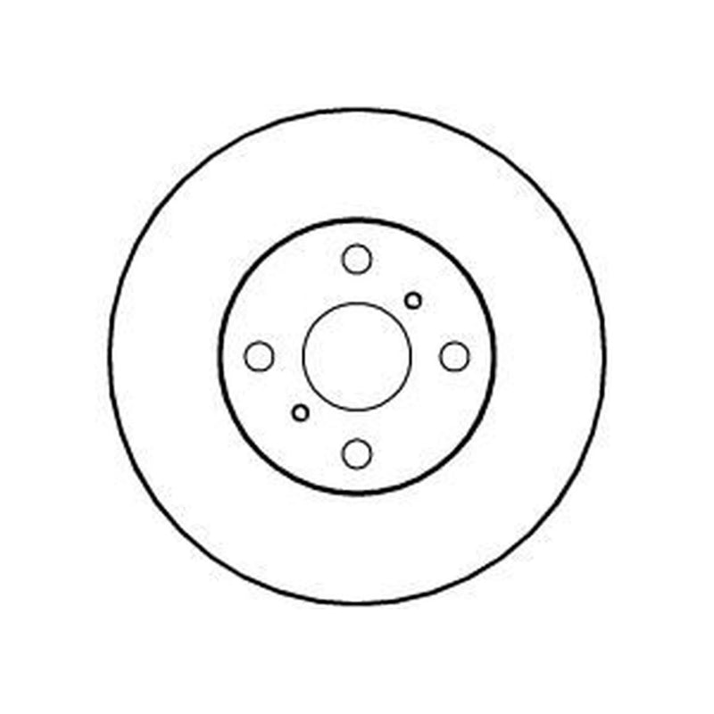 Abtex 2 x Vented Front Brake Discs BD1191V