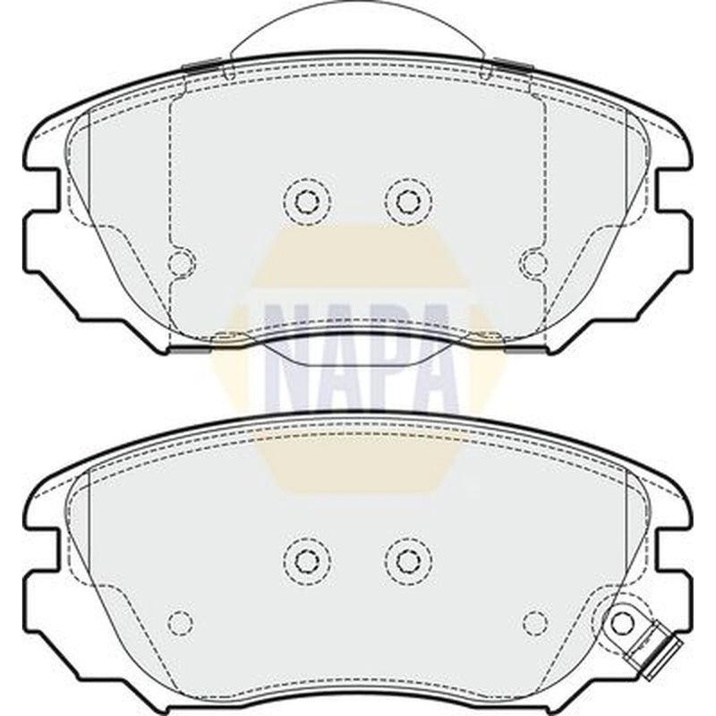 NAPA Front Brake Pad Set NBP1164