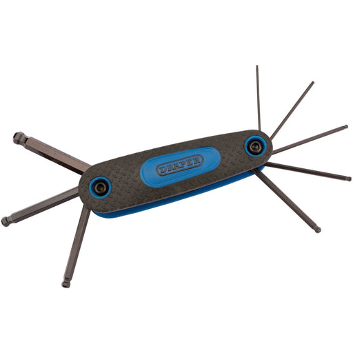Draper Ball End Hex Key Set 8 Piece Chrome Vanadium Steel