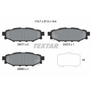 Textar Rear Brake Pad Set 2427101