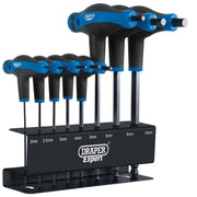 Draper Expert T-Handle Hex Key Set 8 Piece Chrome Vanadium