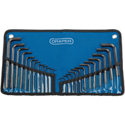 Draper Hex Key Set 25 Piece Metric/Imperial Chrome Vanadium