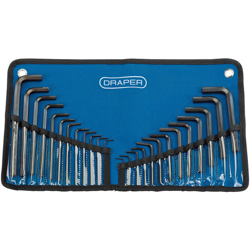 Draper Hex Key Set 25 Piece Metric/Imperial Chrome Vanadium